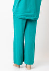 d.e.c.k by Decollage One Sized Linen Trousers, Turquoise