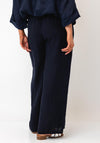 d.e.c.k by Decollage One Sized Linen Trousers, Navy