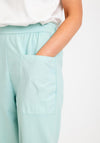 D.E.C.K. By Decollage Harlem Casual Utility Trousers, Aqua