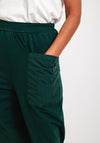 D.E.C.K. By Decollage Harlem Casual Utility Trousers, Forest Green