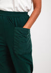 D.E.C.K. By Decollage Harlem Casual Utility Trousers, Forest Green