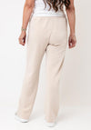 d.e.c.k. By Decollage Basic Straight Leg Trousers, Beige