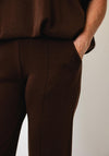 d.e.c.k By Decollage Straight Leg Trousers, Brown