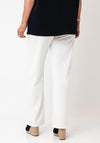 d.e.c.k By Decollage Straight Leg Joggers, White