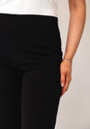 d.e.c.k By Decollage High Waisted Wide Leg Trousers, Black