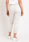 D.e.c.k By Decollage Drawstring Waist Slim Leg Trousers, Sand