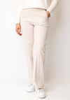 D.E.C.K by Decollage Elasticated Straight Leg Trousers, Sand