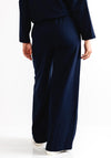 d.e.c.k by Decollage Wide Leg Casual Trousers, Navy