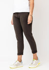 d.e.c.k By Decollage Elasticated Waist Joggers, Brown