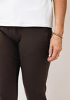 d.e.c.k By Decollage Elasticated Waist Joggers, Brown