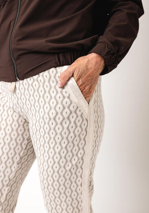 d.e.c.k by Decollage Slim Fit Joggers, Beige