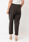 d.e.c.k By Decollage Wide Leg Joggers, Chocolate Brown