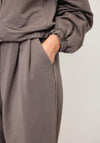 d.e.c.k By Decollage Wide Leg Joggers, Taupe