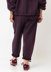 d.e.c.k By Decollage Wide Leg Joggers, Purple