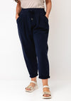 d.e.c.k By Decollage Wide Leg Joggers, Navy