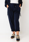 d.e.c.k By Decollage Wide Leg Joggers, Navy