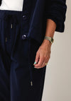 d.e.c.k By Decollage Wide Leg Joggers, Navy