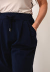 d.e.c.k By Decollage Wide Leg Joggers, Navy