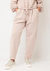 d.e.c.k By Decollage Wide Leg Joggers, Blush Pink