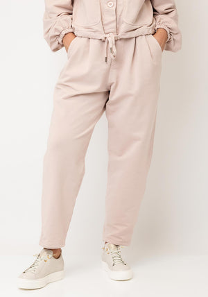 d.e.c.k By Decollage Wide Leg Joggers, Blush Pink