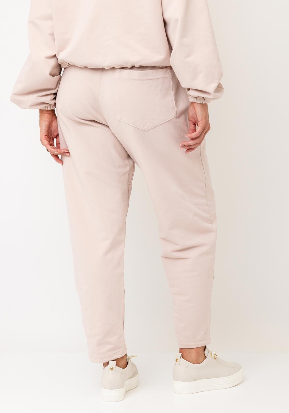 d.e.c.k By Decollage Wide Leg Joggers, Blush Pink