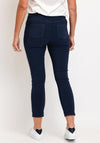D.E.C.K by Decollage Drawstring Waist Slim Leg Trouser, Navy