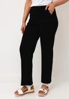 d.e.c.k By Decollage Straight Leg Joggers, Black