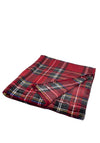 Kaemingk Soft Check Flannel Throw, Red