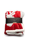 Kaemingk 130 x 170cm Reindeer Throw, Red