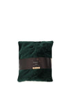 Kaemingk Large Soft Snowflake Embossed Throw, Green