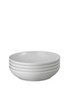 Denby Dover Grey Pasta Bowls Set, 4 Piece