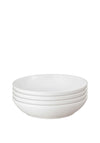Denby Set of 4 Pasta Bowls, Cotton White