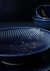 DenbyPorcelain Arc Stars Pasta Bowl, Blue