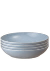 Denby Set of 4 Pasta Bowls, Sky Blue