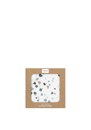Denby Terazzo Effect Set of 6 Coasters