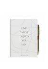 Designworks Ink Find What Brings You Joy Gratitude Journal, Cream