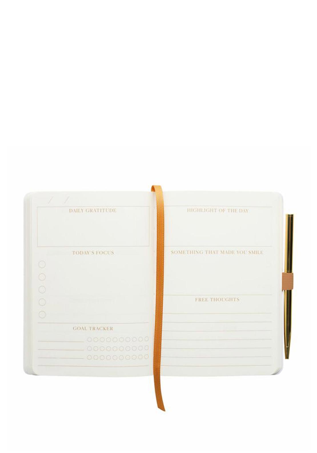 Designworks Ink Find What Brings You Joy Gratitude Journal, Cream