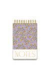 Designworks Ink Floral Ring-Bound Notepad, Purple