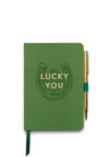 Designworks Ink Lucky You Gratitude Journal, Green