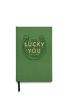 Designworks Ink Hard Cover Lucky You Journal, Green