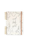 Designworks Ink. Mind Body Spirit Wellness Journal, White