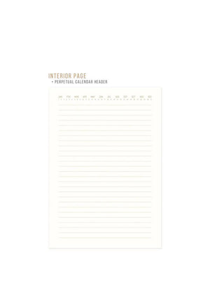 Designworks Ink Hard Cover Suede Cloth Journal, Orange