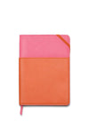 Designworks Ink Vegan Leather Pocket Journal, Pink and Orange