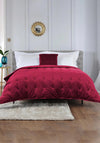 Deyongs Velvet Dot Large Bedspread, Berry