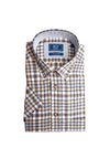 Daniel Grahame Check Shirt, Navy & Beige