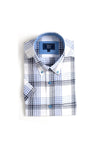 Daniel Grahame Ivano Plaid Shirt, Light Blue Multi NO IMAGE