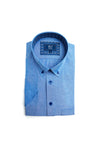 Daniel Grahame Ivano Short Sleeve Shirt, Blue