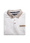 Diesel Boys Nixon Short Sleeve Polo, White