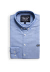 Diesel Boys Jarlath Long Sleeve Print Shirt, Blue