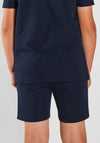 Diesel Boys Toby Pique Cotton Shorts, Navy